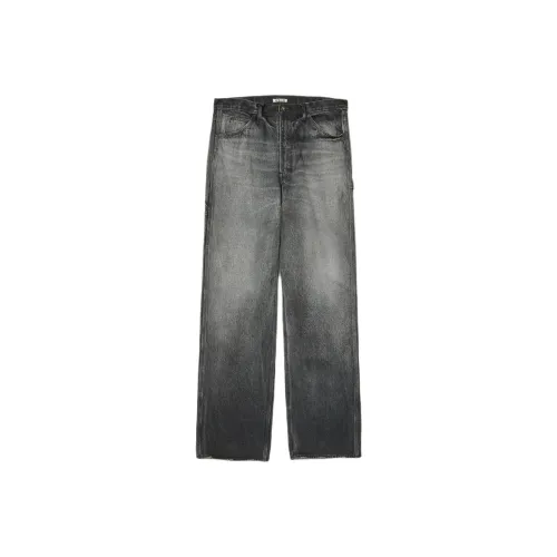 Auralee Черные Мужские Джинсы