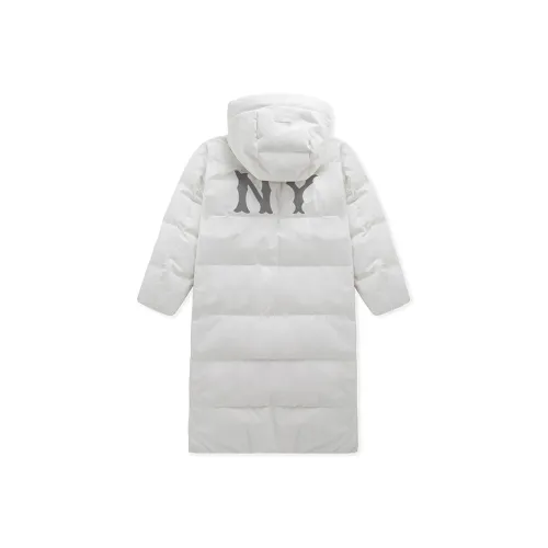 Mlb Base Logo New York Yankees Basic Collection FW24 Пуховик Унисекс Кремовый