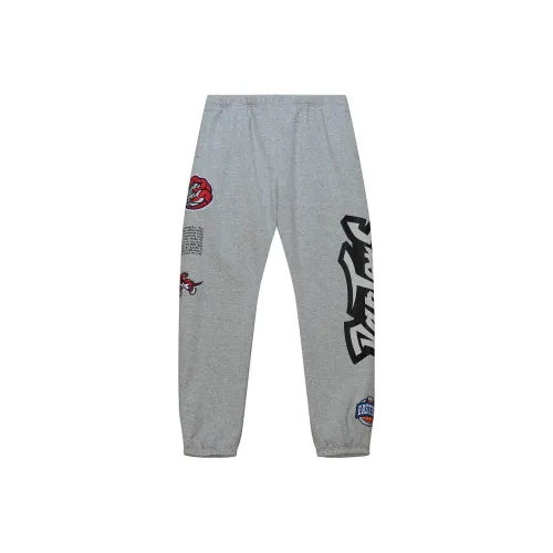 Mitchell Ness Серые Мужские Вязаные Тренировочные Штаны