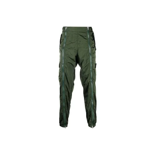 Stone Island Оливково-зеленые Мужские Повседневные Штаны