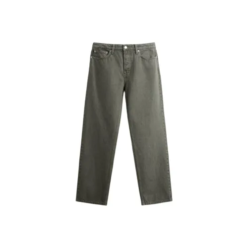 ZARA Khaki Мужские Джинсы