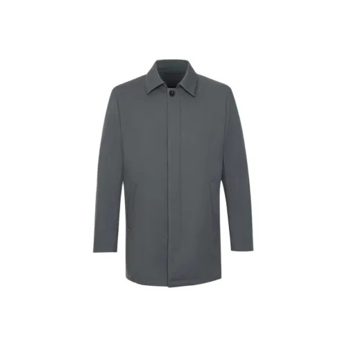 Satchi Тренчкот Мужской Лакрица Серый