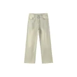 Грязно-желтый (Свободный крой, прямой крой)