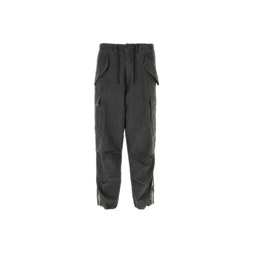 DRIES VAN NOTEN Мужские карго-брюки черного цвета