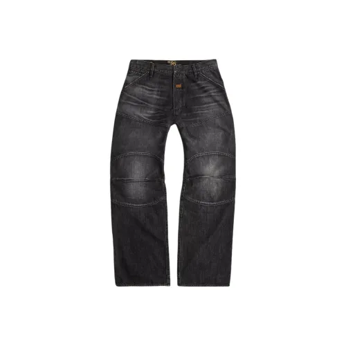 STAR RAW Anatomic Denim Черные Унисекс Джинсы