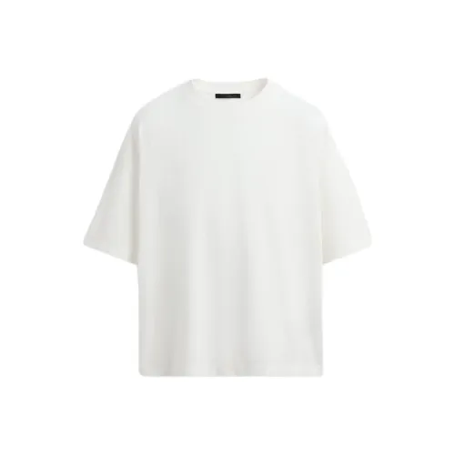ZARA Морозный Белый Мужские T-Рубашки