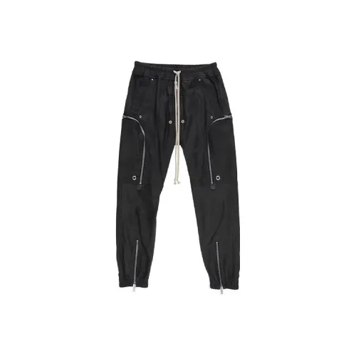 RICK OWENS Черные Мужские Вязаные Спортивные Штаны