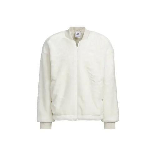 Adidas Originals FUR Куртка Куртки Пальто Унисекс Нефритовый Белый