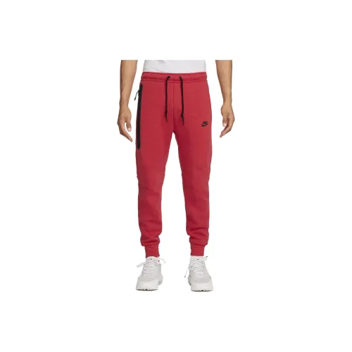 Nike Red Men's Knitted Training Pants Nike Красные Мужские Вязаные Тренировочные Штаны