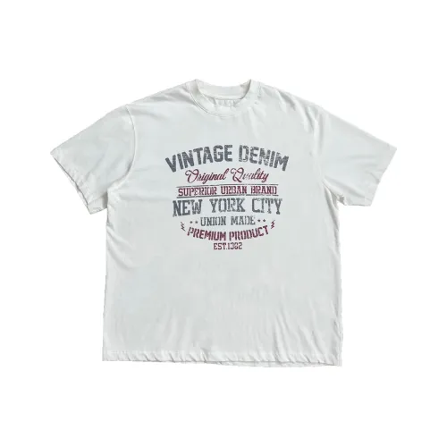 EROLE T Рубашка Унисекс Песочный Промытый Солнце Сушеный Белый