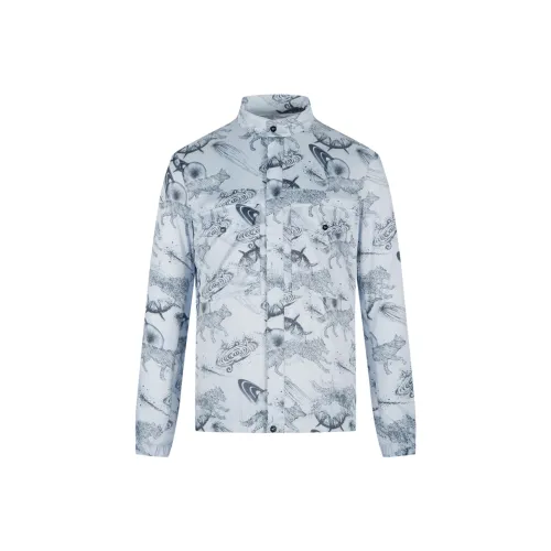 SEPTWOLVES Куртки и Пальто Мужской Синий Серый