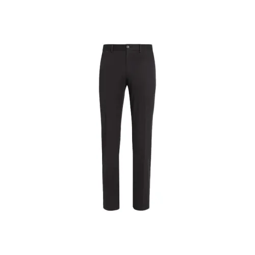 Ermenegildo Zegna Черные Мужские Повседневные Штаны