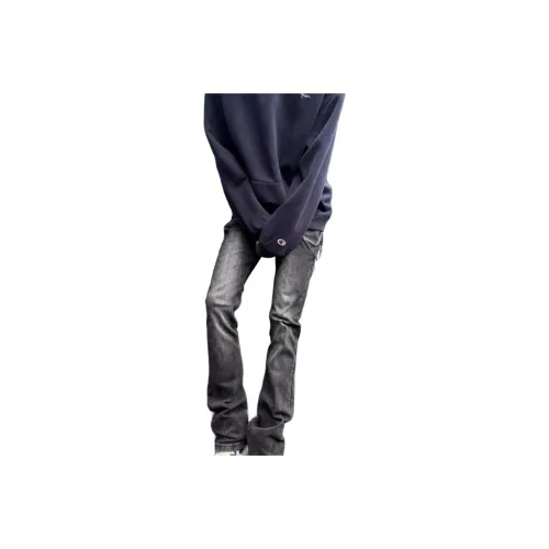 THE AIER Черные Унисекс Джинсы