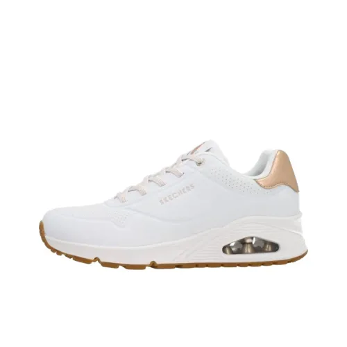 Skechers Uno Shimmer Guest Low Top Повседневная обувь Женская Белая