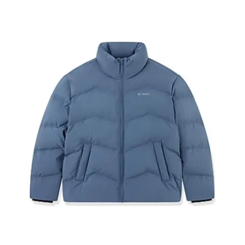 QIAODAN Variety Тренировки Коллекция Пуховик Мужской Streambed Каменный синий