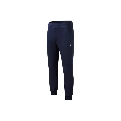 FILA Royal Blue Men's Knitted Training Pants FILA Королевский Синий Мужские Вязаные Тренировочные Штаны