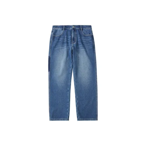 WAYNEXZAVIER Blue Men's Jeans WAYNEXZAVIER Синий Мужской Джинсы