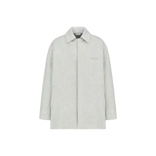 DIOR SS25 Куртки и Пальто Мужской Серый
