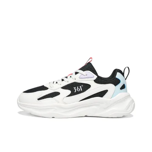 361° Износостойкий Дышащий Легкий Низкий Топ Casual Женский Белый Камлет и Черный Обсидиан