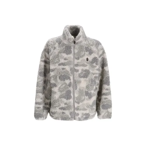 A BATHING APE Куртки и Пальто Мужской Серый Белый