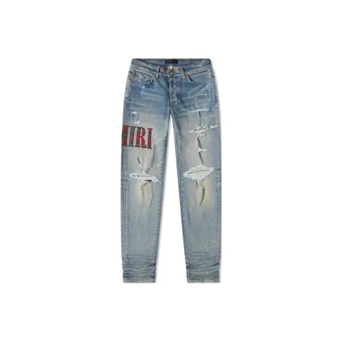 AMIRI Men's Blue Jeans AMIRI Мужские синие джинсы