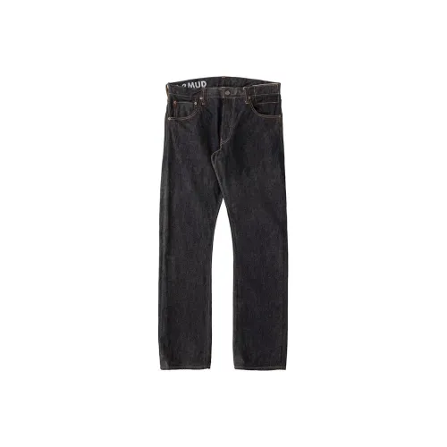 Visvim Темно-серый Мужские Джинсы