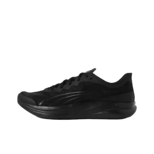 PUMA Redeem Pro Racer Slip-resistant Abrasion-resistant Low-top Беговые кроссовки Унисекс Черный