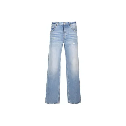 SAINT LAURENT FW23 Джинсы Мужские Синие
