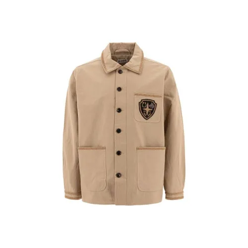 Bode Куртки Пальто Мужской Светлый Умбра