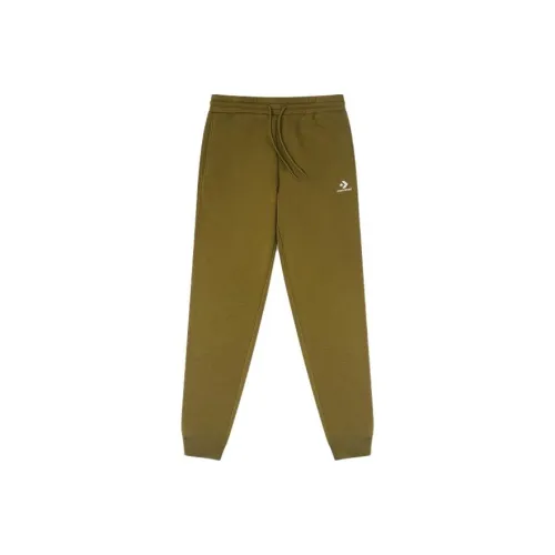 Конверс Оливковый Унисекс Вязаные Спортивные Брюки