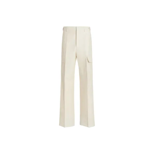 JIL SANDER Экрю Мужские Повседневные Штаны