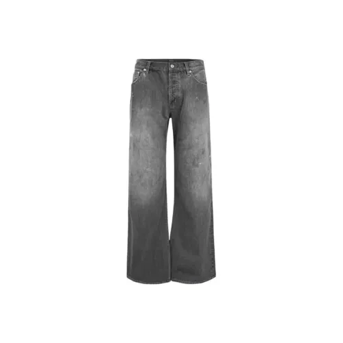 HermitCreate Джинсы Мужские Черный Серый Градиент