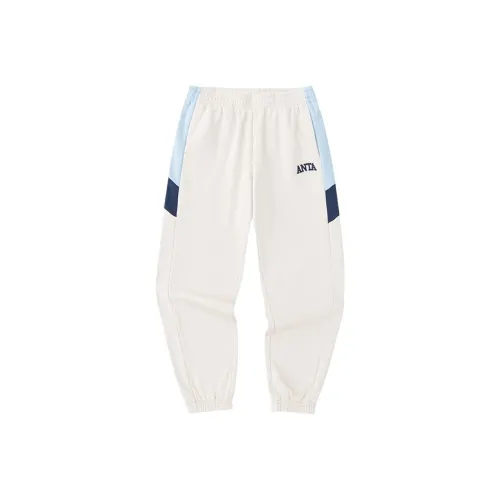 Anta Life Collection Светлый Дым Серый Мужские Вязаные Тренировочные Штаны