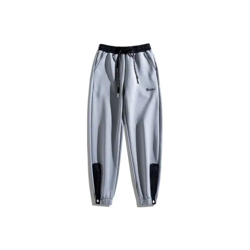 Monster Guardians GREY Серый Мужские Вязаные Спортивные Штаны