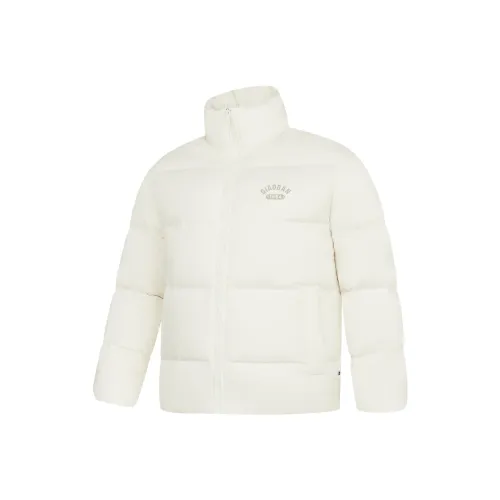 QIAODAN Sports Life Collection Пуховик Мужской Кремовый Белый