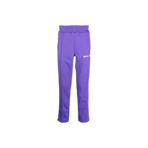 PALM ANGELS Фиолетовые Мужские Вязаные Спортивные Штаны
