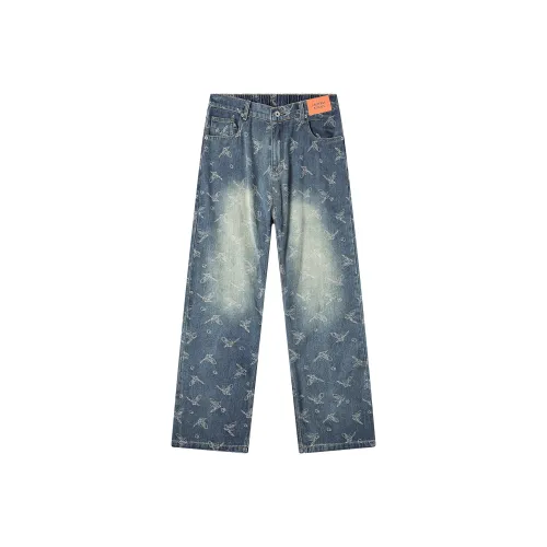 GEOFFREY B. SMALL Джинсы Унисекс Синий