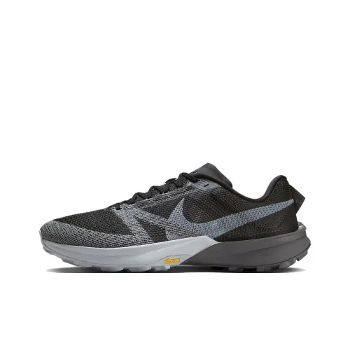 Nike ReactX Terra Kiger 10 Slip-Resistant Low Top Повседневные Беговые Кроссовки Унисекс Черный Серый