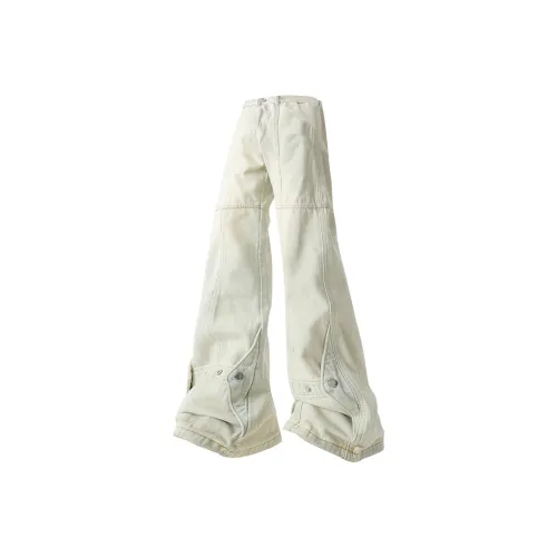 TESTUNG Классический Джинсы Стиль Позиционирование Мужской Желтый Грязный Товар