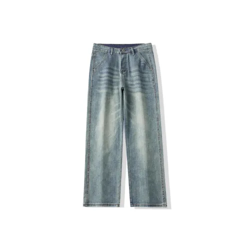 EVBD Джинсы Унисекс Ностальгический Синий