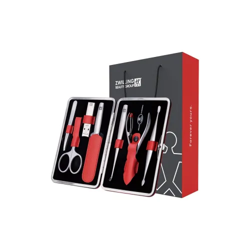 ZWILLING Набор для ухода за ногтями Книпсеры из натуральной кожи женский 7 предметов