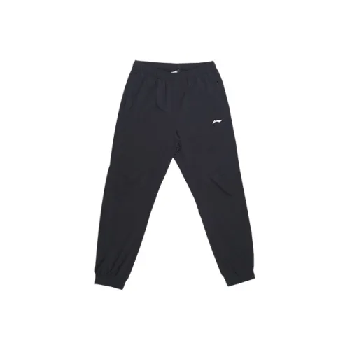 LINING Черные Мужские Вязаные Спортивные Штаны