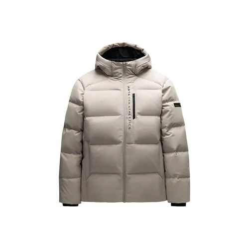 ANTA Variety Тренировки Коллекция Пуховик Мужской Светлый Каштановый Серый