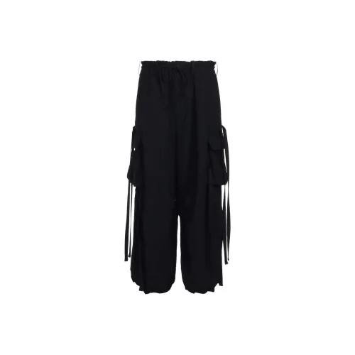 Yohji Yamamoto Черные Унисекс Карго Брюки