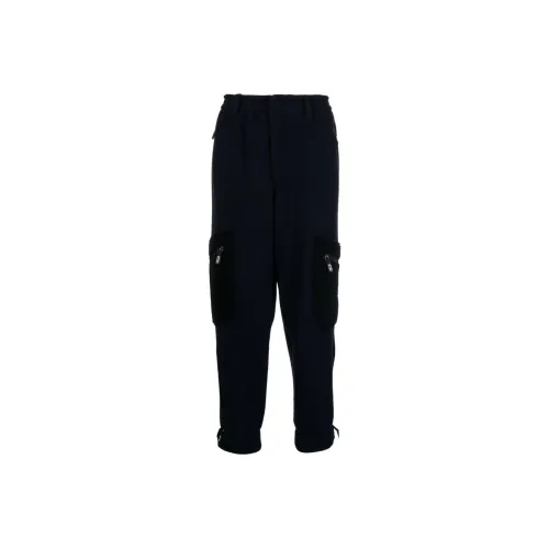 GIORGIO ARMANI Черные мужские вязаные тренировочные штаны