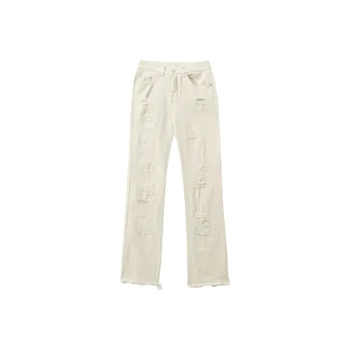 PANDA ADEVIL Экрю Унисекс Джинсы