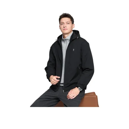 Dance with Wolves Куртки и Пальто Осенний Мужской Черный