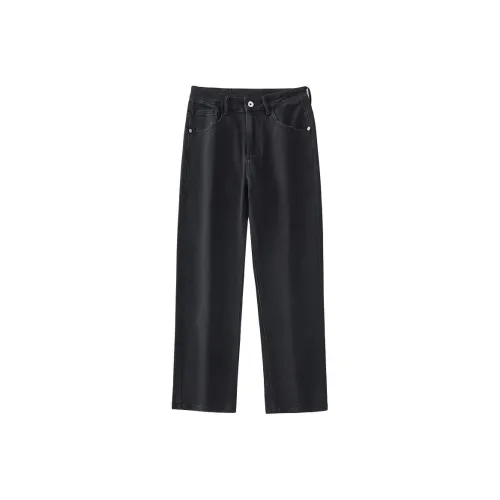 J.F.U Черные Мужские Джинсы