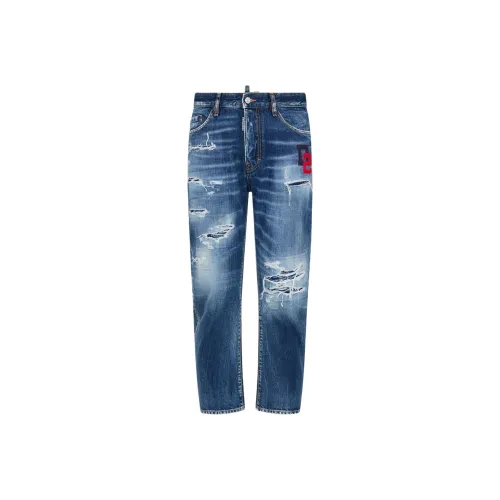 DSQUARED 2 Blue Men's Jeans DSQUARED 2 Синий Мужской Джинсы