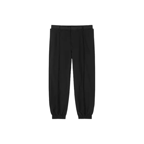 DAVID NAMAN Повседневные брюки Мужские Черные